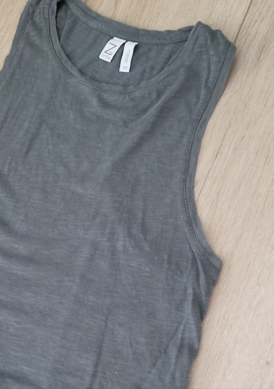 Zella Olive Gray Sleeveless Tank